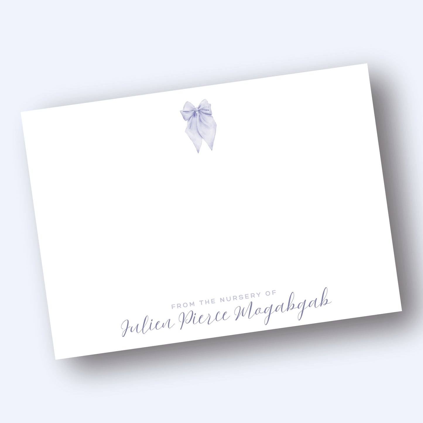 Nursery Bow Stationery