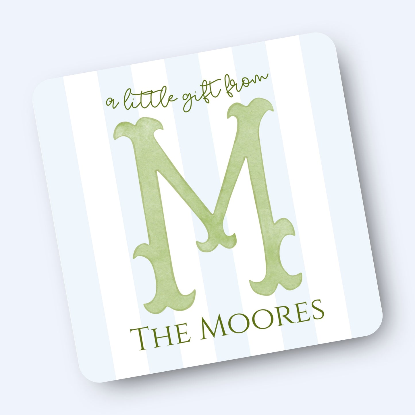 Heritage Initial Gift Tags