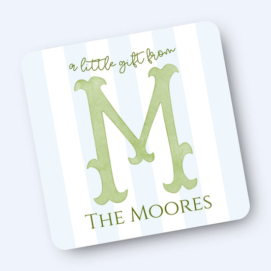 Heritage Initial Gift Tags