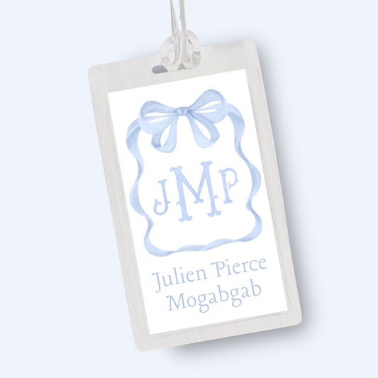Blue Ribbon Bag Tag